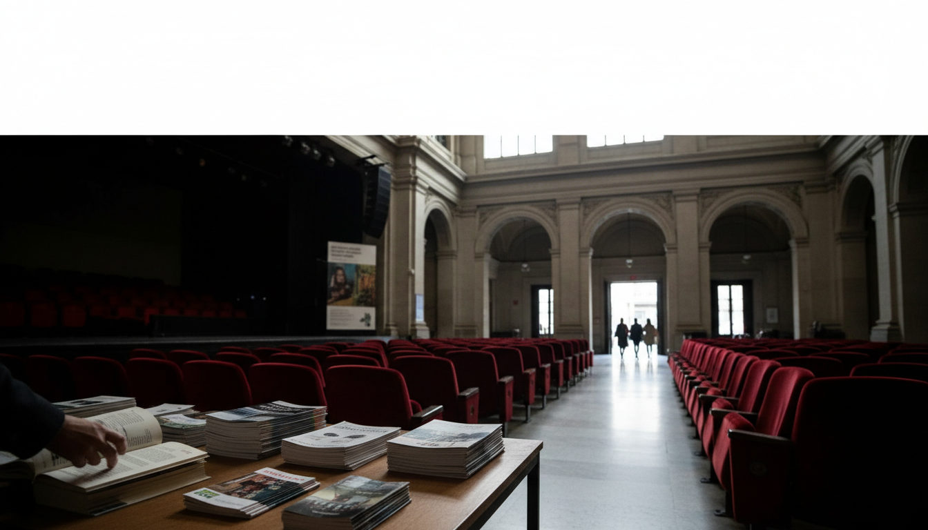 Centro cultural madrileño con actividad pública en un barrio de la ciudad